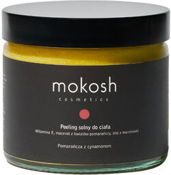 Mokosh, peeling solny do ciała, pomarańcza z cynamonem,