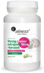 Aliness Wyciąg z nasion ostropestu 190 mg +