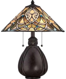 Lampa stołowa witrażowa QZ/INDIA/TL Elstead