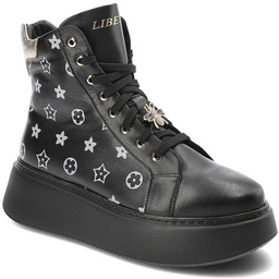 Libero Czarne Sneakersy Premium Obuwie Damskie