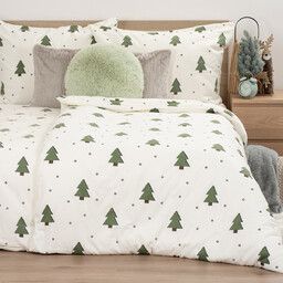4Home Pościel flanelowa Little Trees, 140 x 220