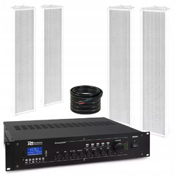 System nagłośnienia do kościoła baru klubu fitness zestaw