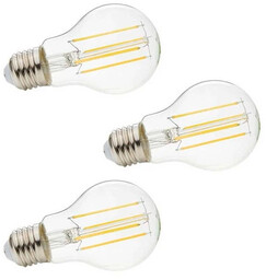 Lindby - 3-pack Żarówka LED 7W (806lm) Filament