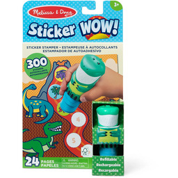 Sticker Wow stempel z naklejkami Dinozaur 32012 Melissa