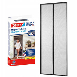 Tesa Moskitiera magnetyczna siatka samozamykająca drzwi balkonowe 0,9x2,1m