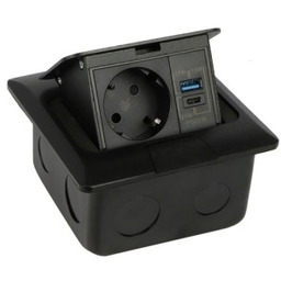 Gniazdo podłogowe FLOOR BOX 1 gniazdo Schuko