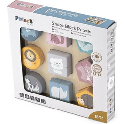 VIGA Klocki sensoryczne Układanka 2w1 Puzzle 44012