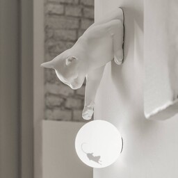 Karman Kinkiet designerski Maoo, możliwość ściemniania, salon /