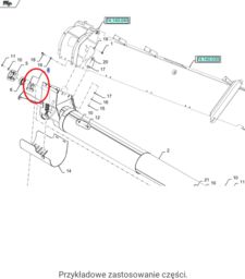 OBUDOWA ŁOŻYSKA NEW HOLLAND / CASE 423768 -