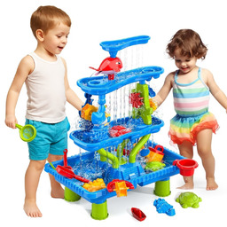 WOOPIE Stolik Wodny 4w1 Piaskownica Wodospad XL 4-Poziomowy