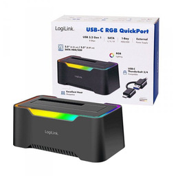 LogiLink Stacja dokująca USB-C do HDD/SDD 2.5/3.5''