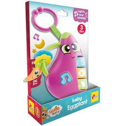 LISCIANI Grzechotka Carotina Baby Bakłażan 304-109890