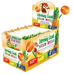 Zdrowy Lizak Mniam-Mniam ANANAS x1 sztuka