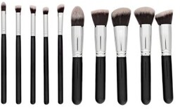MIMO Makeup Brush Set zestaw pędzli Kabuki Black