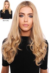 Lullabellz Doczepiane włosy, grube, kręcone, długość 40 cm,