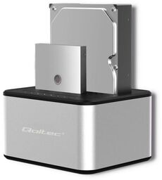 QOLTEC STACJA DOKUJĄCA DYSKÓW 2XHDD/SSD 2.5"/3.5" SATA USB