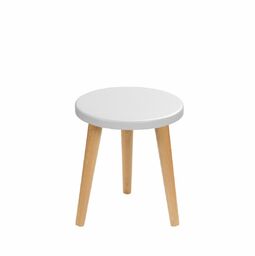 Taboret okrągły ze sklejki Gray Moon, Wykończenie nogi