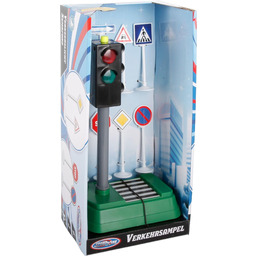 Speed Zone próbka drogowa ze światłem i znakami