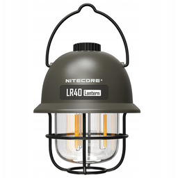 Latarnia kempingowa Power Bank LR40 (usb Typ-C), wojskowa