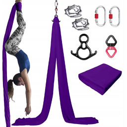 Szarfa akrobatyczna, chusta aerial silk wielofunkcyjna 6 m