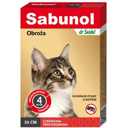 Obroża przeciw pchłom dla kota DR. SEIDEL Sabunol,