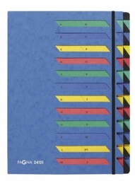 Teczka skorowidz A-Z preszpanowa 24 przekładki PAGNA DURABLE