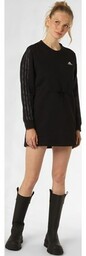 adidas Sportswear Damska sukienka dresowa Kobiety Bawełna czarny