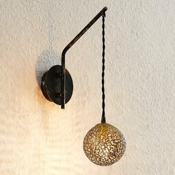 Lucande Zale lampa ścienna, 1-punktowa, orientalna