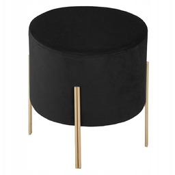 Pufa Living Velvet czarna