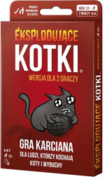 Gra Eksplodujące Kotki wersja dla 2 graczy -