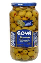 Goya oliwki zielone z pastą paprykową 935 ml