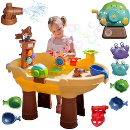 WOOPIE Stolik Wodny 2w1 Piaskownica Statek Piracki XL