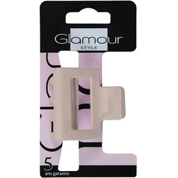 Glamour Klamra do włosów średnia Beżowa