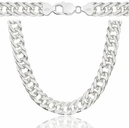 Srebrny Łańcuszek Męski Rombo 10,00 mm pr 925
