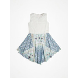 Guess Biała Sukienka Wzór (12L)