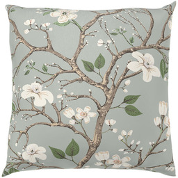 Decodoma Satynowa poszewka na poduszkę Wiosna zielona 40