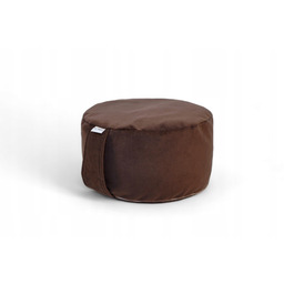 brązowa poduszka do medytacji, zafu, poduszka z łuską