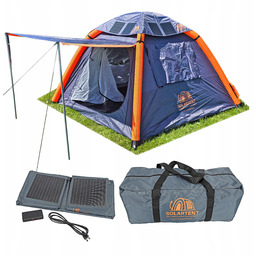 Namiot Turystyczny 3 Osobowy Kampingowy Wodoodporny Rodzinny Pompowany