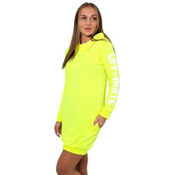 Sukienka Off White żółty neon