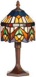 Artistar Lampa stołowa tiffany JAMILIA, multikolor, salon /