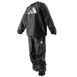 Kombinezon, komplet Dres sauna/ Sauna suit Adidas Czarny/Biały