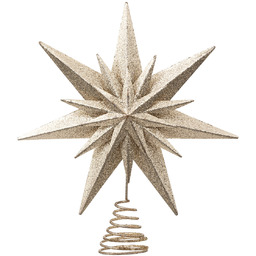 Atmosphera Podwójna gwiazda na czubek choinki, Ø 25