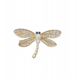 śliczna BROSZKA w kolorze złotym OZDOBA do ubrań