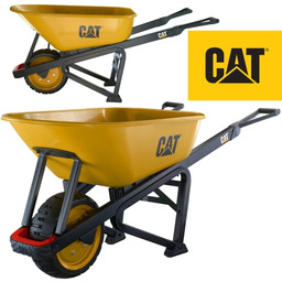 Taczka ogrodowa budowlana CATERPILLAR J-Series Steel 500kg Flat-Free