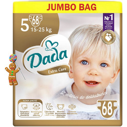 Pieluszki DADA 5 JUNIOR 15-25kg 68 sztuk Extra