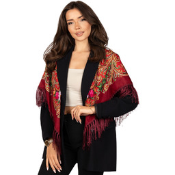 CHUSTA Ludowa Alessio GÓRALSKA Folk KWIATY DUŻA