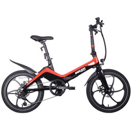 Rower Elektryczny, Męskie, Ducati, 25 Km/h, zasięg 50