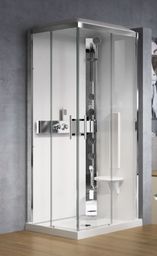 Novellini Glax 3 kabina prysznicowa z hydromasażem 100x70