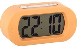 Karlsson KA5753LO Cyfrowy zegar stołowy/budzik, soft orange, pomarańczowy