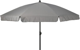 Parasol ogrodowy szary regulowany 185 cm